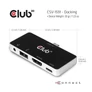 Kép 2/8 - Club 3D USB Hub - CSV-1591 (3.1 USB-C Gen 1 to HDMI, 2.0 USB-A, USB-C 100W, 3,5 Jack, 4k60Hz)