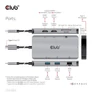 Kép 7/10 - Club 3D USB Hub - CSV-1593 (3.1 USB-C Gen 1 to 2xHDMI, 2xUSB-A 3.2 Gen 1, USB-C 3.2 Gen 1, SD, Micro SD, RJ45, 4K60Hz)