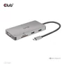 Kép 2/10 - Club 3D USB Hub - CSV-1594 (3.1 USB-C Gen 1 to HDMI, 2xUSB-A Gen 1, USB-C Gen 1, VGA, SD, Micro SD 3.0, RJ45, 3,5 Jack)