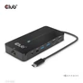 Kép 1/10 - Club 3D USB Hub - CSV-1595 (USB-C Gen 1 to 2xHDMI, 2xUSB-A Gen 1, USB-C Gen 1 100W PD 3.0, RJ45, 3,5 Jack, 4k60Hz)