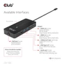 Kép 3/10 - Club 3D USB Hub - CSV-1595 (USB-C Gen 1 to 2xHDMI, 2xUSB-A Gen 1, USB-C Gen 1 100W PD 3.0, RJ45, 3,5 Jack, 4k60Hz)