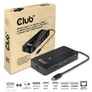 Kép 4/10 - Club 3D USB Hub - CSV-1595 (USB-C Gen 1 to 2xHDMI, 2xUSB-A Gen 1, USB-C Gen 1 100W PD 3.0, RJ45, 3,5 Jack, 4k60Hz)