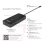 Kép 8/10 - Club 3D USB Hub - CSV-1595 (USB-C Gen 1 to 2xHDMI, 2xUSB-A Gen 1, USB-C Gen 1 100W PD 3.0, RJ45, 3,5 Jack, 4k60Hz)