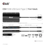 Kép 10/10 - Club 3D USB Hub - CSV-1598 (USB-C Gen 2 to 2xDisplayPort, 2xUSB-A Gen 2, 2xUSB-C Gen 2, RJ45, 4k60Hz)