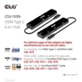 Kép 9/10 - Club 3D USB Hub - CSV-1599 (USB-C 4 to HDMI, 2xUSB-A (10G), RJ45 (2,5G), USB-C 100W PD 3.0, USB-C 10Gbps, 8k60Hz)