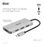 Kép 7/10 - Club 3D USB Hub - CSV-1547 (USB-C Gen 2 to 4xUSB-A 10 Gbps)