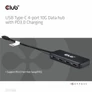 Kép 3/7 - Club 3D USB Hub - CSV-1548 (USB-C Gen 2 to 4xUSB-C PD 3.0, 10 Gbps)