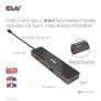 Kép 10/10 - Club 3D USB Hub - CSV-1584 (3.2 USB-C Gen 2 to USB-C, 2xUSB-A, USB-C 100W PD, HDMI, RJ45, 8K60hz)