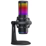 Kép 1/8 - Rampage Mikrofon - BEMOL (USB, PC/MAC/Android, zajelnyomó, állvány, fekete, 2m kábel, RGB)