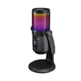 Kép 6/7 - Rampage Mikrofon - DIYEZ (USB, PC/MAC/Android, zajelnyomó, állvány, fekete, 2m kábel, RGB)