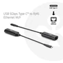 Kép 2/7 - Club 3D Átalakító - CAC-2530 (USB-C to RJ45 Ethernet)