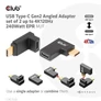 Kép 3/10 - Club 3D Átalakító - CAC-1528 (USB-C Gen 2 to USB-C Gen 2, 90 fokos adapter, 10Gbps, 4k120Hz)