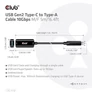 Kép 4/9 - Club 3D Kábel - CAC-1536 (USB-C Gen 2 to USB-A, 10Gbps, 5m)
