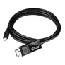 Kép 1/7 - Club 3D Kábel - CAC-1557 (USB-C to DisplayPort 1.4, HDR, 1,8m, 8K60Hz)