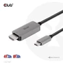Kép 6/9 - Club 3D Kábel - CAC-1587 (USB-C Gen 2 to HDMI, 4K120HZ 8K60HZ, HDR10+, DSC1.2, 3m, aktív)