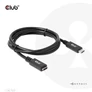 Kép 5/9 - Club 3D Kábel - CAC-1531 (USB-C Gen 1 to USB-C, 5Gbps, 60W, 4K60Hz, M/F, 1m)