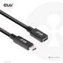 Kép 8/9 - Club 3D Kábel - CAC-1531 (USB-C Gen 1 to USB-C, 5Gbps, 60W, 4K60Hz, M/F, 1m)
