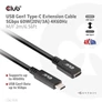 Kép 2/9 - Club 3D Kábel - CAC-1529 (USB-C Gen 1 to USB-C, 5Gbps, 60W, 4K60Hz, 2m)