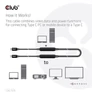 Kép 4/10 - Club 3D Kábel - CAC-1535 (3.2 USB-C Gen 2 to 3.2 USB-C Gen 2, 60W PD, 8K60Hz, Bidirectional, 5m)