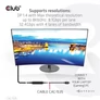 Kép 8/10 - Club 3D Kábel - CAC-1535 (3.2 USB-C Gen 2 to 3.2 USB-C Gen 2, 60W PD, 8K60Hz, Bidirectional, 5m)