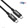 Kép 1/10 - Club 3D Kábel - CAC-1575 (USB4 Type-C Gen 2x2, Bi-Directional USB-IF, 4K60Hz, 20Gbps, PD 240W(48V/5A) EPR M/M 2m)