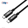 Kép 2/10 - Club 3D Kábel - CAC-1575 (USB4 Type-C Gen 2x2, Bi-Directional USB-IF, 4K60Hz, 20Gbps, PD 240W(48V/5A) EPR M/M 2m)