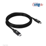 Kép 3/10 - Club 3D Kábel - CAC-1575 (USB4 Type-C Gen 2x2, Bi-Directional USB-IF, 4K60Hz, 20Gbps, PD 240W(48V/5A) EPR M/M 2m)