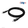 Kép 4/10 - Club 3D Kábel - CAC-1575 (USB4 Type-C Gen 2x2, Bi-Directional USB-IF, 4K60Hz, 20Gbps, PD 240W(48V/5A) EPR M/M 2m)