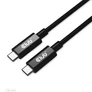 Kép 2/10 - Club 3D Kábel - CAC-1578 (USB4 Type-C Gen 3x2, Bi-directional, 8K60Hz, 40Gbps, 240W PD, EPR, 2m)