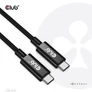 Kép 9/10 - Club 3D Kábel - CAC-1578 (USB4 Type-C Gen 3x2, Bi-directional, 8K60Hz, 40Gbps, 240W PD, EPR, 2m)