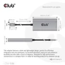 Kép 4/10 - Club 3D Video Splitter - CSV-1586 (Thunderbolt 3 to Dual DisplayPort, 40Gbps, 4K60Hz)