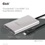Kép 4/10 - Club 3D Video Splitter - CSV-1574 (Thunderbolt 3 to Dual HDMI 2.0, 4K60Hz)