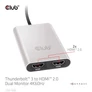 Kép 5/10 - Club 3D Video Splitter - CSV-1574 (Thunderbolt 3 to Dual HDMI 2.0, 4K60Hz)