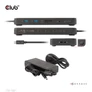 Kép 5/10 - Club 3D Notebook Dokkoló - CSV-1581 (140W, Thunderbolt 4 to 3xThunderbolt 4, 3xUSB-A, SD, TF, RJ45, 3,5 Jack, DC)