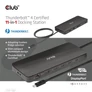 Kép 8/10 - Club 3D Notebook Dokkoló - CSV-1581 (140W, Thunderbolt 4 to 3xThunderbolt 4, 3xUSB-A, SD, TF, RJ45, 3,5 Jack, DC)