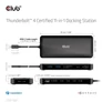 Kép 10/10 - Club 3D Notebook Dokkoló - CSV-1581 (140W, Thunderbolt 4 to 3xThunderbolt 4, 3xUSB-A, SD, TF, RJ45, 3,5 Jack, DC)