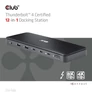 Kép 3/10 - Club 3D Notebook Dokkoló - CSV-1582 (140W, Thunderbolt 4, DP, 2xHDMI, USB-C, 4xUSB-A, SD, TF, RJ45, 3,5 Jack, DC)
