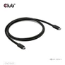 Kép 7/8 - Club 3D Kábel - CAC-2501 (Thunderbolt 5 USB-C to USB-C, 240W, 80/120 Gbps, EPR, 8K240Hz, 1m)