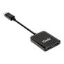 Kép 2/10 - Club 3D USB Hub - CSV-7200 (Multi Stream, DisplayPort 1.4 to 2xDisplayPort, 2x4K60Hz)