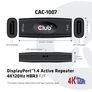 Kép 4/6 - Club 3D Átalakító - CAC-1007 (DisplayPort 1.4, 4K120Hz HBR3, Aktív Ismétlő, F/F, 20m)