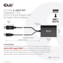 Kép 3/9 - Club 3D Átalakító - CAC-1010 (DisplayPort to Dual Link DVI-D, aktív, 4K30Hz, HDCP ON)