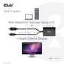 Kép 4/9 - Club 3D Átalakító - CAC-1010 (DisplayPort to Dual Link DVI-D, aktív, 4K30Hz, HDCP ON)