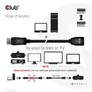 Kép 3/8 - Club 3D Kábel - CAC-1022 (DisplayPort 1.4 HBR3, 8K60Hz, 4K144Hz, 2m, M/F, 32.4Gbps)