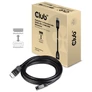 Kép 1/8 - Club 3D Kábel - CAC-1023 (DisplayPort 1.4, 8K60Hz, DSC 1.2, HBR3, HDR, 3m, Bidirectionális, M/F)