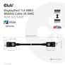 Kép 3/10 - Club 3D Kábel - CAC-1060 (DisplayPort 1.4, 8K, 32.4Gbps, HBR3 8K, 28AWG, M/M, 3m)
