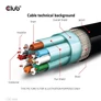 Kép 7/10 - Club 3D Kábel - CAC-1060 (DisplayPort 1.4, 8K, 32.4Gbps, HBR3 8K, 28AWG, M/M, 3m)