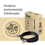 Kép 8/10 - Club 3D Kábel - CAC-1069 (DisplayPort 1.4 HBR3 8K @60Hz, 32.4Gbps, 4m, 24AWG, DSC 1.2, VESA, M/M)