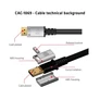 Kép 10/10 - Club 3D Kábel - CAC-1069 (DisplayPort 1.4 HBR3 8K @60Hz, 32.4Gbps, 4m, 24AWG, DSC 1.2, VESA, M/M)