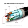 Kép 6/10 - Club 3D Kábel - CAC-1069B (DisplayPort 1.4 HBR3, 8K@60Hz, 4m, 24AWG, fekete, VESA tanúsított, M/M)