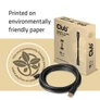 Kép 10/10 - Club 3D Kábel - CAC-1069B (DisplayPort 1.4 HBR3, 8K@60Hz, 4m, 24AWG, fekete, VESA tanúsított, M/M)